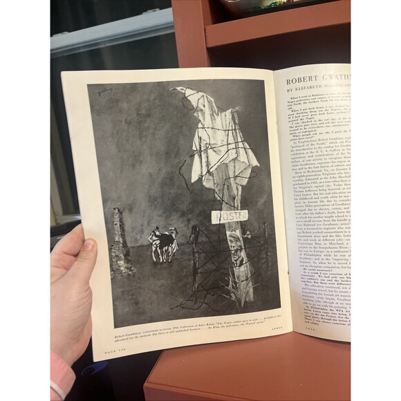 Vintage April 1946 MAGAZINE OF ART: The American Federation of Arts - Picture 4 of 4